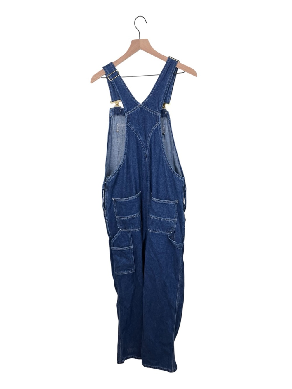 Carhartt Men's Loose Fit Washed Denim Bib Overalls Size 32 x 28 Cotton OR4672-M - Picture 2 of 12